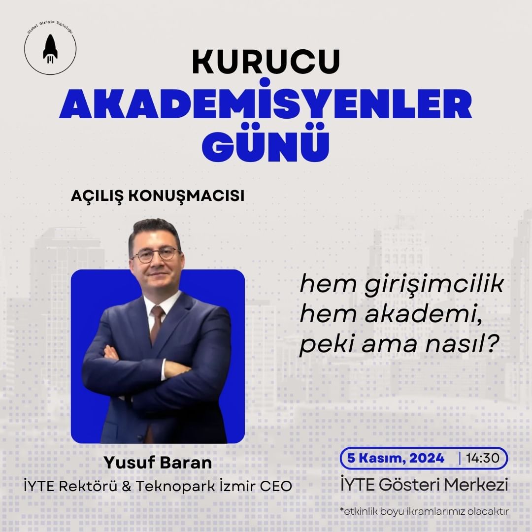 Kurucu Akademisyenler Günü - İzmir Yüksek Teknoloji Enstitüsü