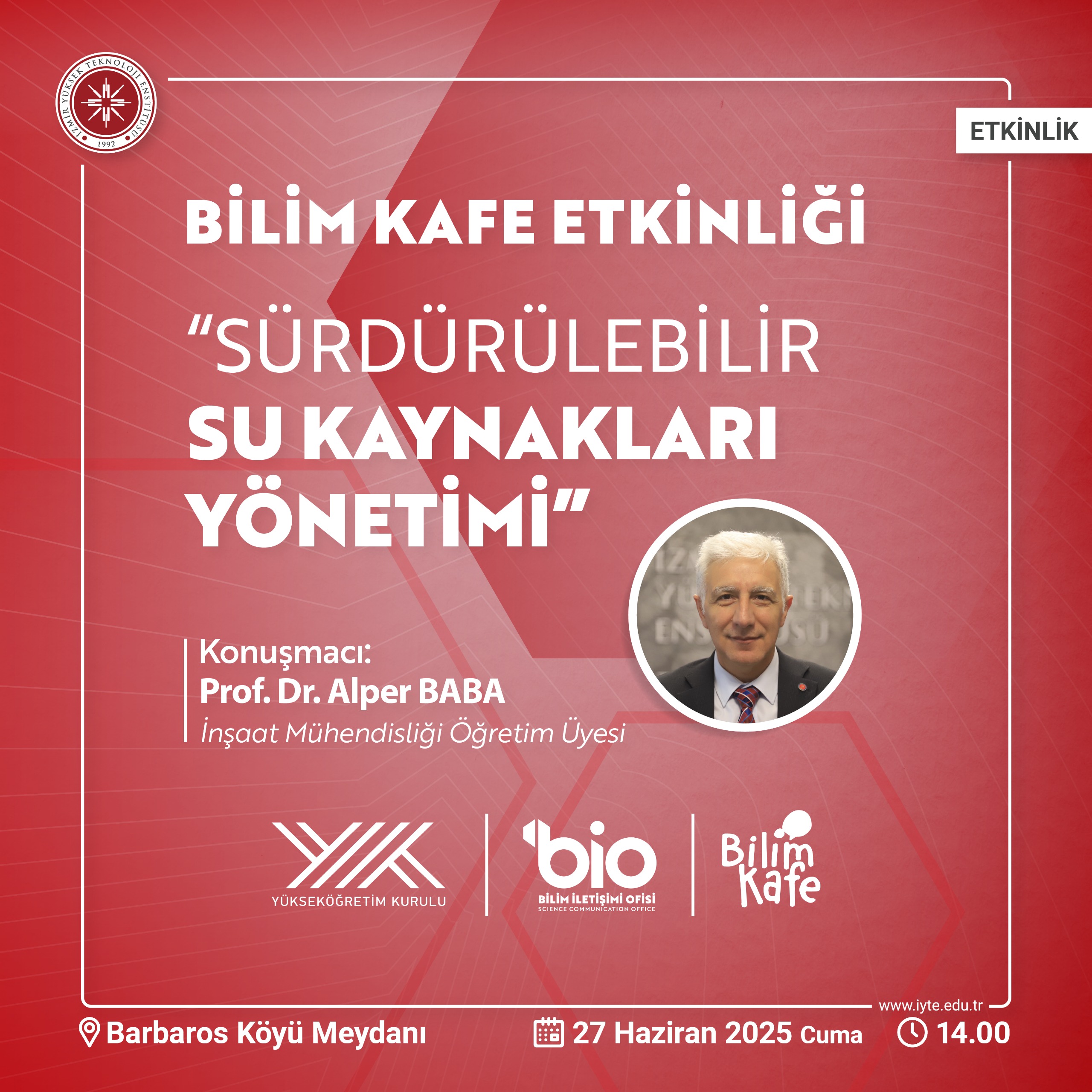 Sürdürülebilir Su Kaynakları Yönetimi - İzmir Yüksek Teknoloji Enstitüsü