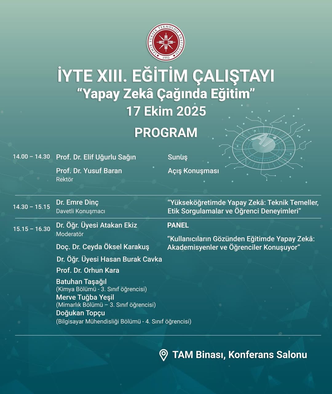 XIII. Eğitim Çalıştayı: 
